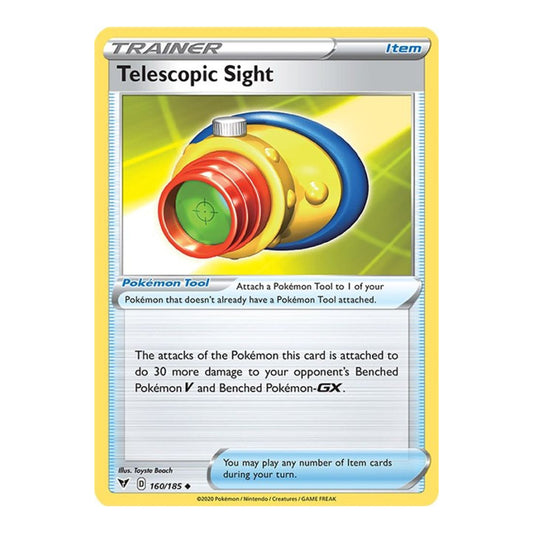 SWSH04: Vivid Voltage (SWSH04) - Telescopic Sight (#160/185) (Near Mint)