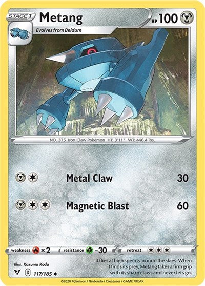 SWSH04: Vivid Voltage (SWSH04) - Metang (#117/185, Uncommon) ()