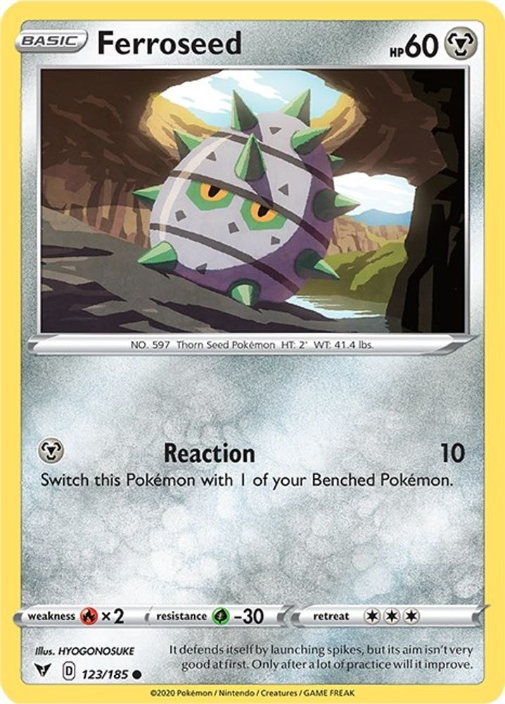 SWSH04: Vivid Voltage (SWSH04) - Ferroseed (#123/185, Common) ()