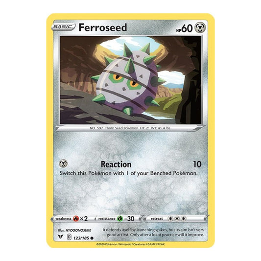 SWSH04: Vivid Voltage (SWSH04) - Ferroseed (#123/185) (Near Mint)
