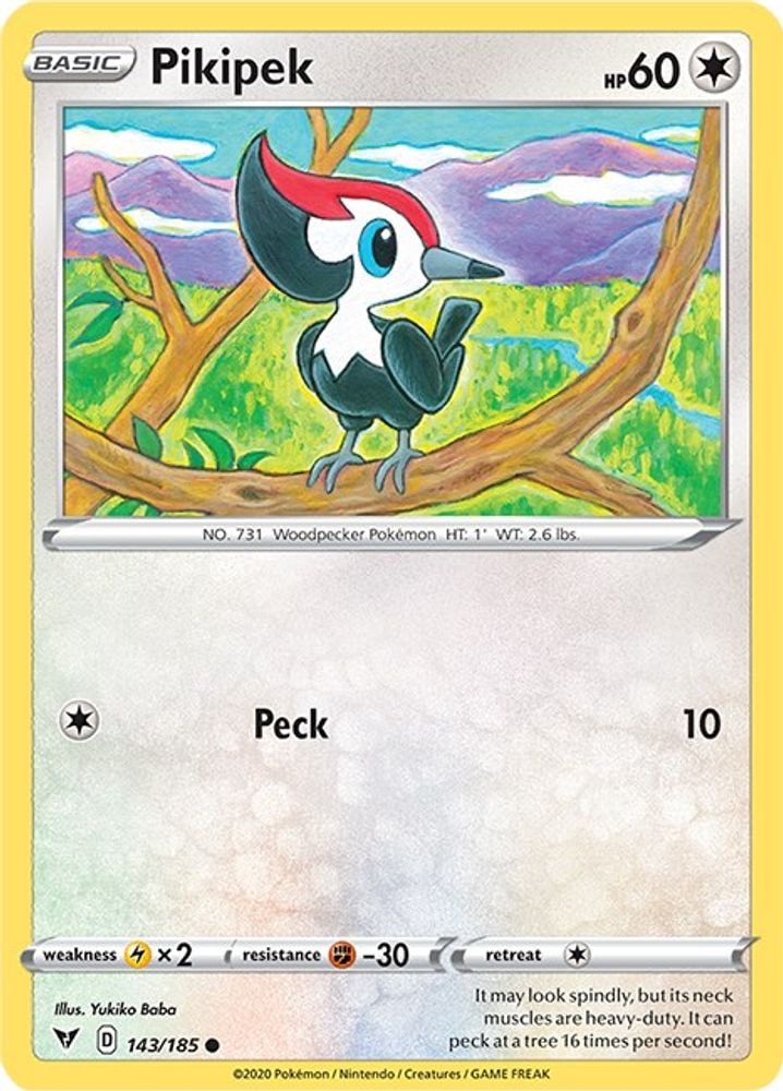 SWSH04: Vivid Voltage (SWSH04) - Pikipek (#143/185, Common) ()