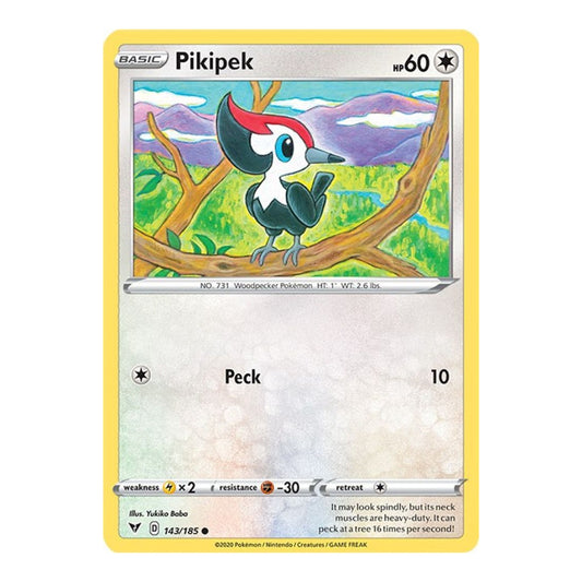 SWSH04: Vivid Voltage (SWSH04) - Pikipek (#143/185) (Near Mint)