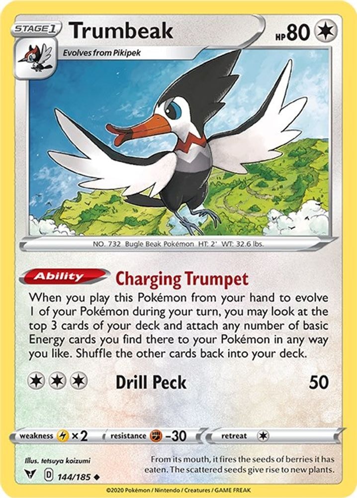 SWSH04: Vivid Voltage (SWSH04) - Trumbeak (#144/185, Uncommon) ()