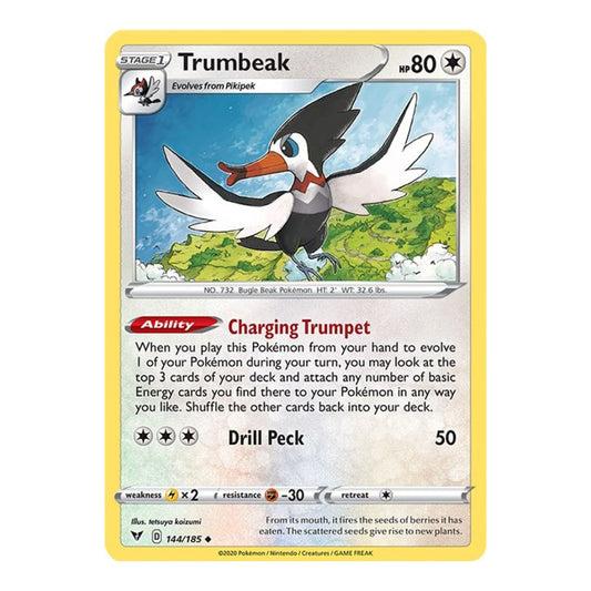 SWSH04: Vivid Voltage (SWSH04) - Trumbeak (#144/185) (Near Mint)