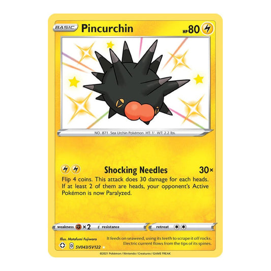 Shining Fates: Shiny Vault (SHFSV) - Pincurchin (#SV043/SV122) (Near Mint)