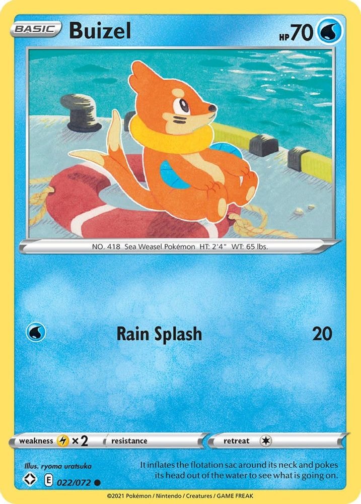 Shining Fates (SHF) - Buizel (#022/072, Common) ()