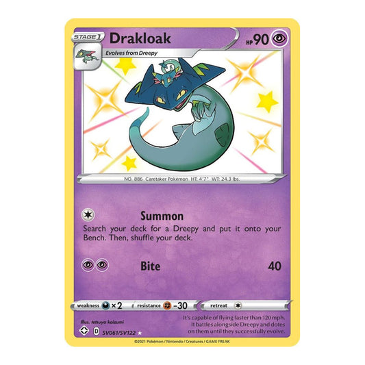 Shining Fates: Shiny Vault (SHFSV) - Drakloak (#SV061/SV122) (Near Mint)