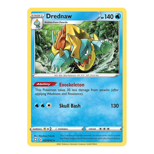 Shining Fates (SHF) - Drednaw (#027/072) (Near Mint)