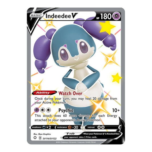 Shining Fates: Shiny Vault (SHFSV) - Indeedee V (#SV114/SV122) (Near Mint)