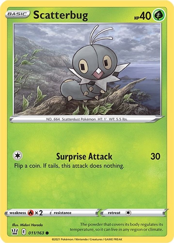 SWSH05: Battle Styles (SWSH05) - Scatterbug (#011/163, Common) ()
