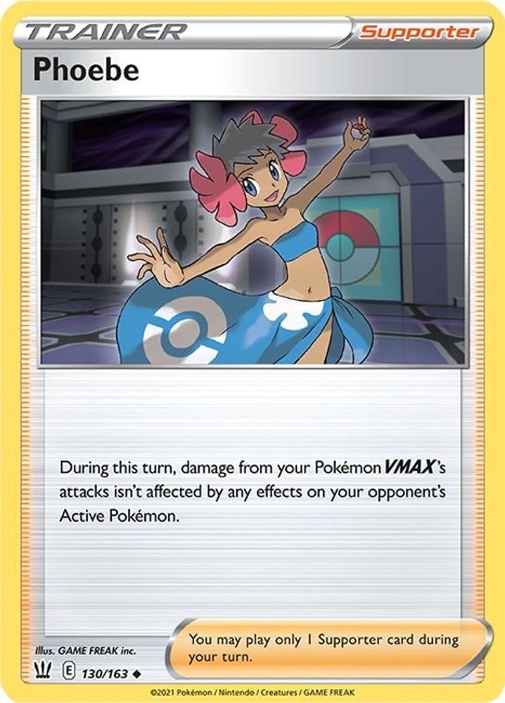 SWSH05: Battle Styles (SWSH05) - Phoebe (#130/163, Uncommon) ()