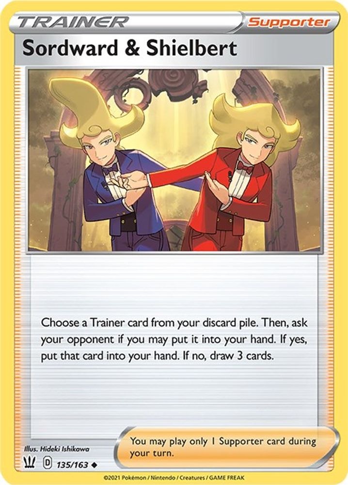 SWSH05: Battle Styles (SWSH05) - Sordward & Shielbert (#135/163, Uncommon) ()