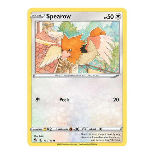 SWSH05: Battle Styles (SWSH05) - Spearow (#111/163) (Near Mint)