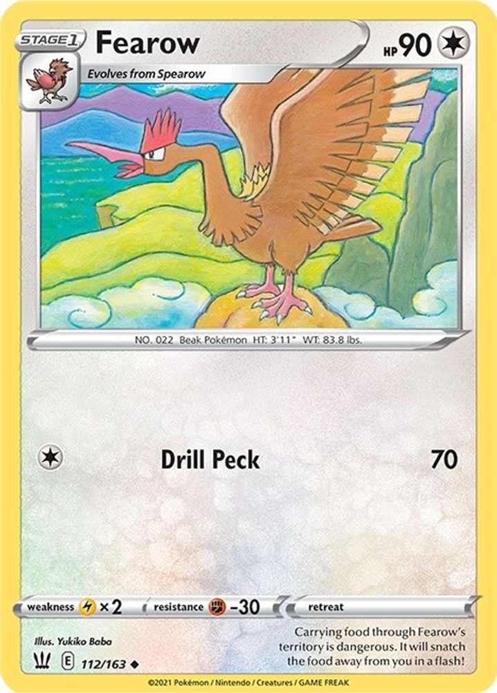 SWSH05: Battle Styles (SWSH05) - Fearow (#112/163, Uncommon) ()