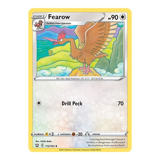 SWSH05: Battle Styles (SWSH05) - Fearow (#112/163) (Near Mint)