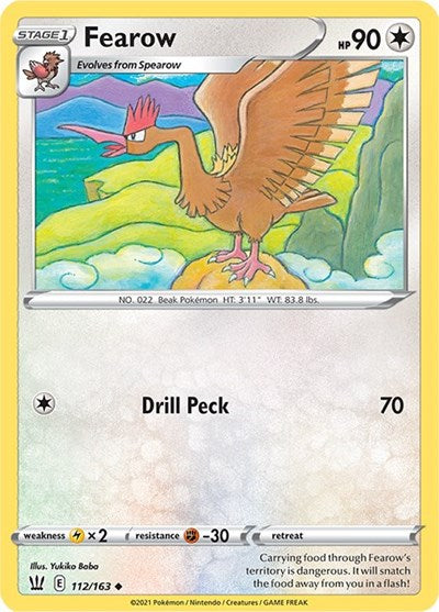 SWSH05: Battle Styles (SWSH05) - Fearow (#112/163, Uncommon) ()