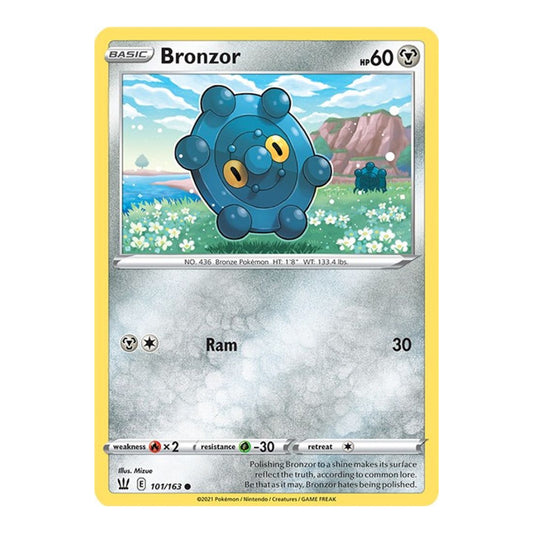 SWSH05: Battle Styles (SWSH05) - Bronzor (#101/163) (Near Mint)