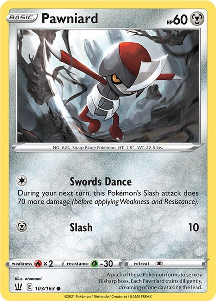 SWSH05: Battle Styles (SWSH05) - Pawniard (#103/163, Common) ()