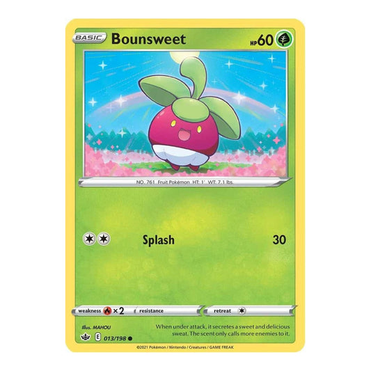 SWSH06: Chilling Reign (SWSH06) - Bounsweet (#013/198) (Near Mint)