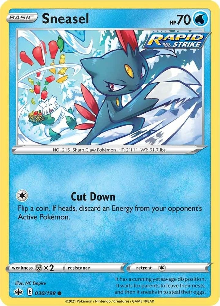 SWSH06: Chilling Reign (SWSH06) - Sneasel (#030/198, Common) ()