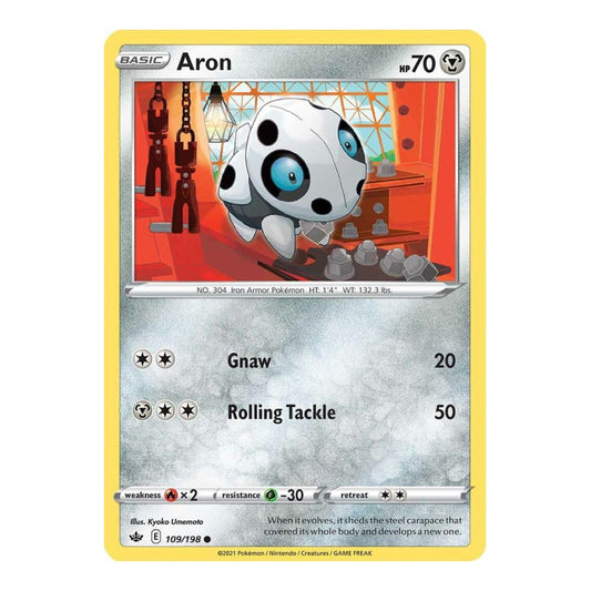 SWSH06: Chilling Reign (SWSH06) - Aron (#109/198) (Near Mint)