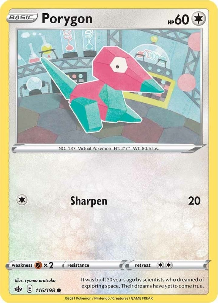 SWSH06: Chilling Reign (SWSH06) - Porygon (#116/198, Common) ()