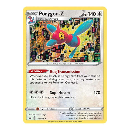 SWSH06: Chilling Reign (SWSH06) - Porygon-Z (#118/198) (Near Mint)