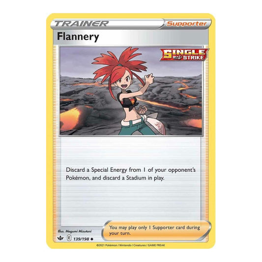 SWSH06: Chilling Reign (SWSH06) - Flannery (#139/198) (Near Mint)