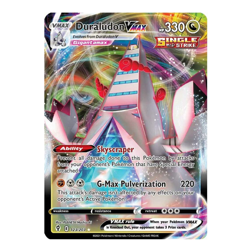 SWSH07: Evolving Skies (SWSH07) - Duraludon VMAX (#123/203) (Near Mint)