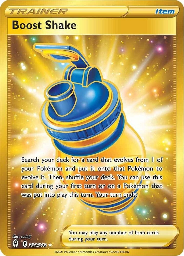 SWSH07: Evolving Skies (SWSH07) - Boost Shake (Secret) (#229/203, Secret Rare) ()