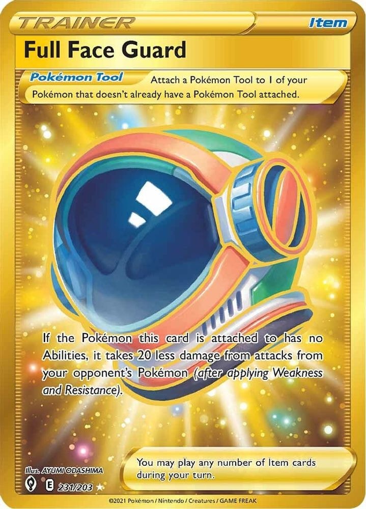 SWSH07: Evolving Skies (SWSH07) - Full Face Guard (Secret) (#231/203, Secret Rare) ()