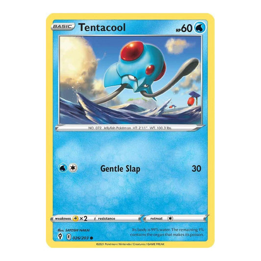 SWSH07: Evolving Skies (SWSH07) - Tentacool (#026/203) (Near Mint)