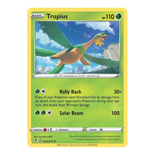 SWSH07: Evolving Skies (SWSH07) - Tropius (#006/203) (Near Mint)