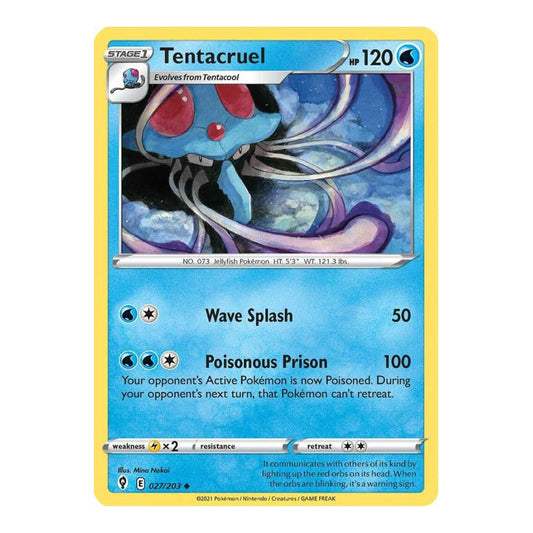 SWSH07: Evolving Skies (SWSH07) - Tentacruel (#027/203) (Near Mint)