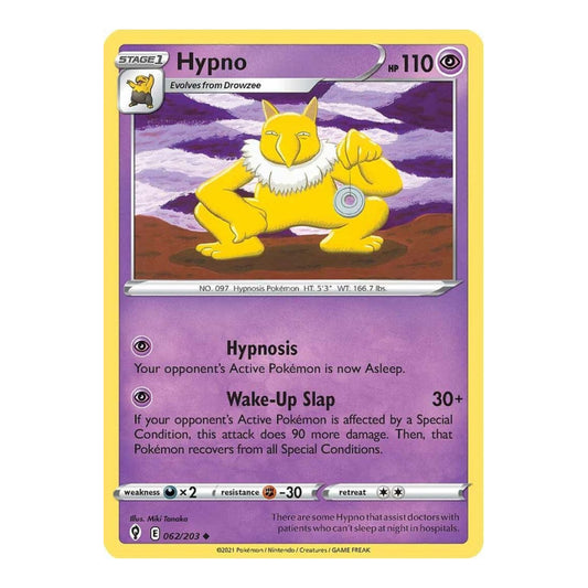SWSH07: Evolving Skies (SWSH07) - Hypno (#062/203) (Near Mint)
