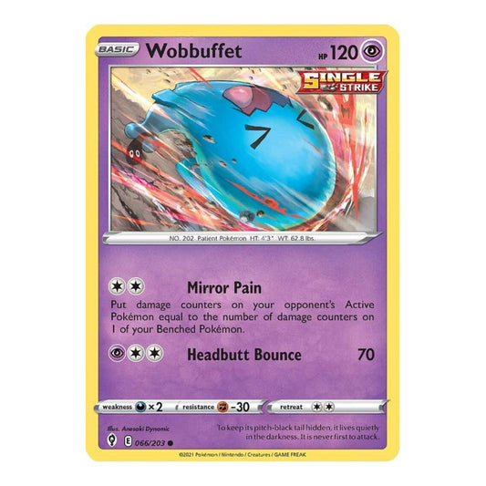 SWSH07: Evolving Skies (SWSH07) - Wobbuffet (#066/203) (Near Mint)