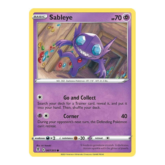SWSH07: Evolving Skies (SWSH07) - Sableye (#067/203) (Near Mint)