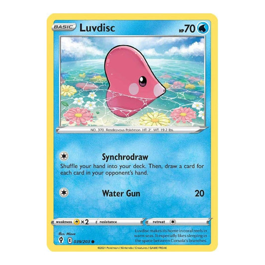 SWSH07: Evolving Skies (SWSH07) - Luvdisc (#039/203) (Near Mint)