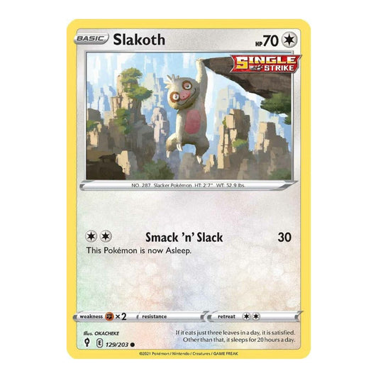 SWSH07: Evolving Skies (SWSH07) - Slakoth (#129/203) (Near Mint)