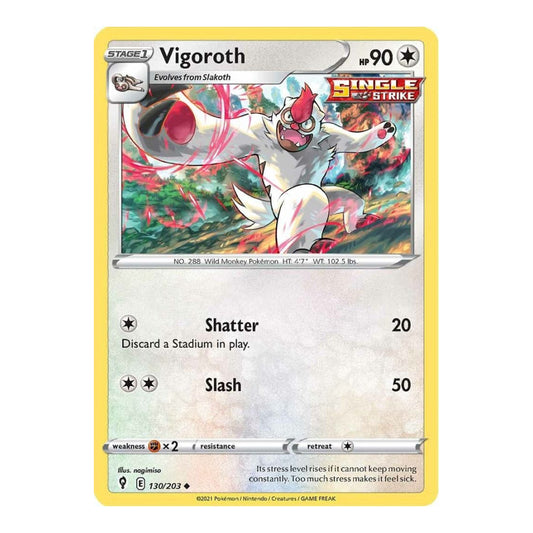 SWSH07: Evolving Skies (SWSH07) - Vigoroth (#130/203) (Near Mint)
