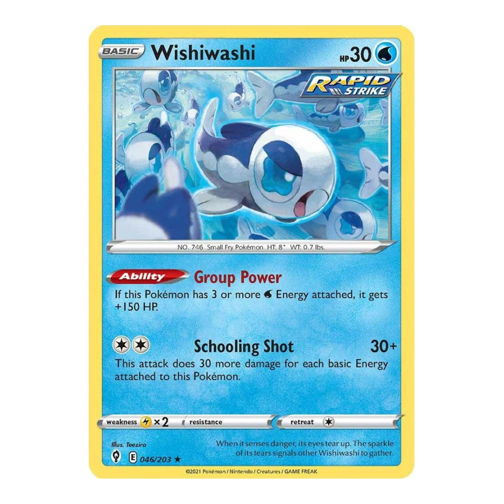 SWSH07: Evolving Skies (SWSH07) - Wishiwashi (#046/203) (Near Mint)