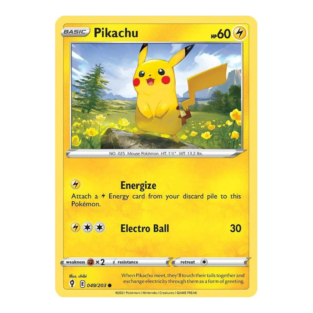 SWSH07: Evolving Skies (SWSH07) - Pikachu (#049/203) (Near Mint)