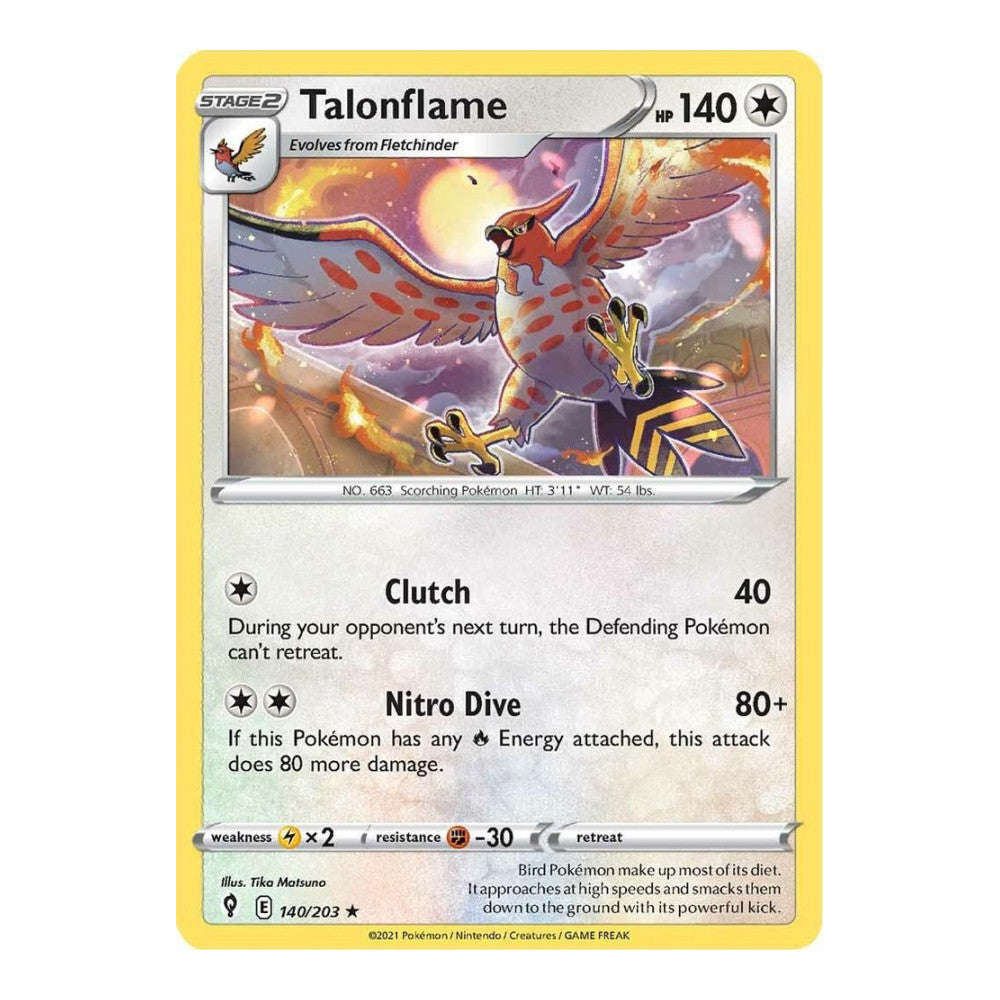 SWSH07: Evolving Skies (SWSH07) - Talonflame (#140/203) (Near Mint)