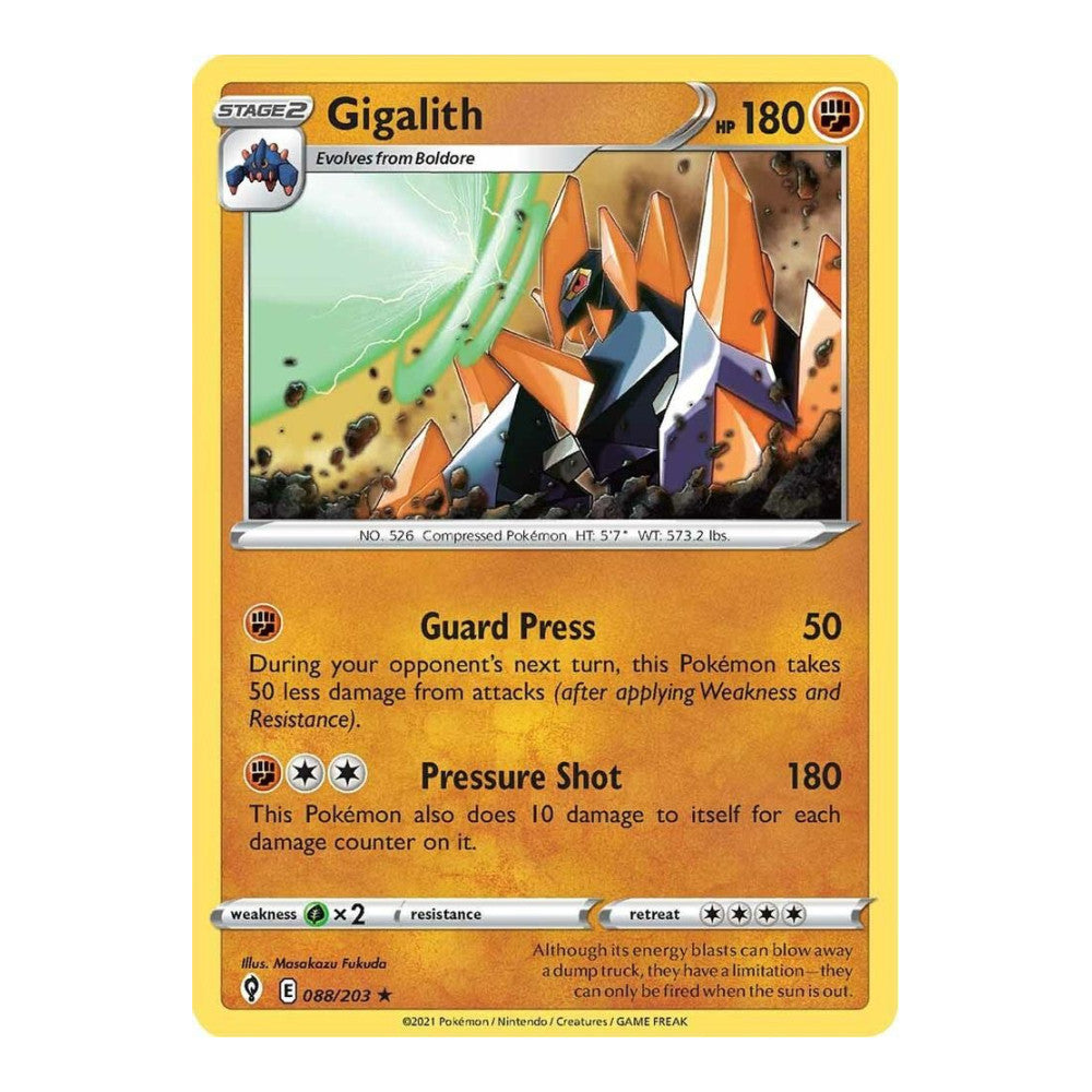 SWSH07: Evolving Skies (SWSH07) - Gigalith (#088/203) (Near Mint)