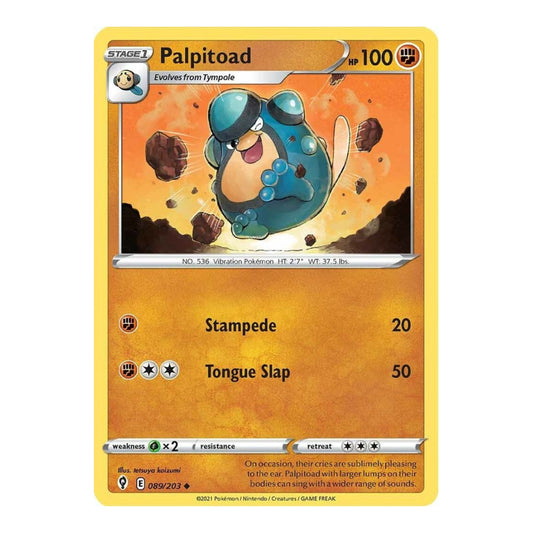 SWSH07: Evolving Skies (SWSH07) - Palpitoad (#089/203) (Near Mint)