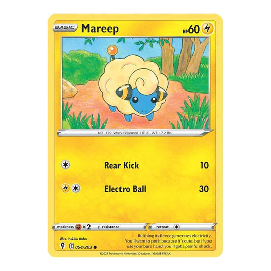 SWSH07: Evolving Skies (SWSH07) - Mareep (#054/203) (Near Mint)