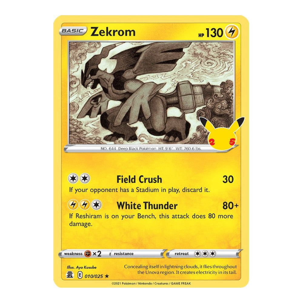 Celebrations (CLB) - Zekrom (#010/025) (Near Mint)