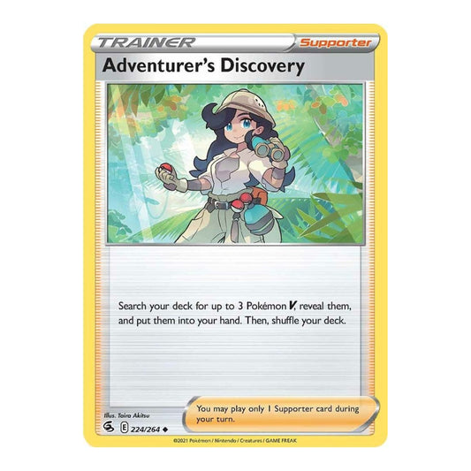 SWSH08: Fusion Strike (SWSH08) - Adventurer's Discovery (#224/264) (Near Mint)
