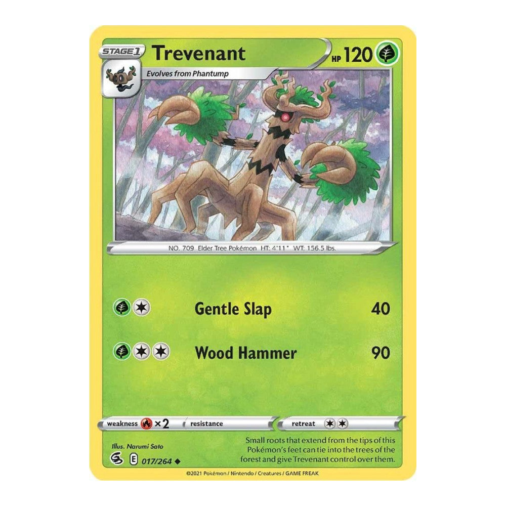 SWSH08: Fusion Strike (SWSH08) - Trevenant (#017/264) (Near Mint)