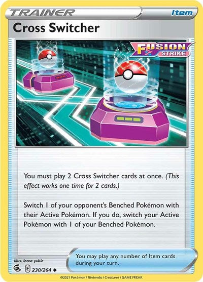 SWSH08: Fusion Strike (SWSH08) - Cross Switcher (#230/264, Uncommon) ()